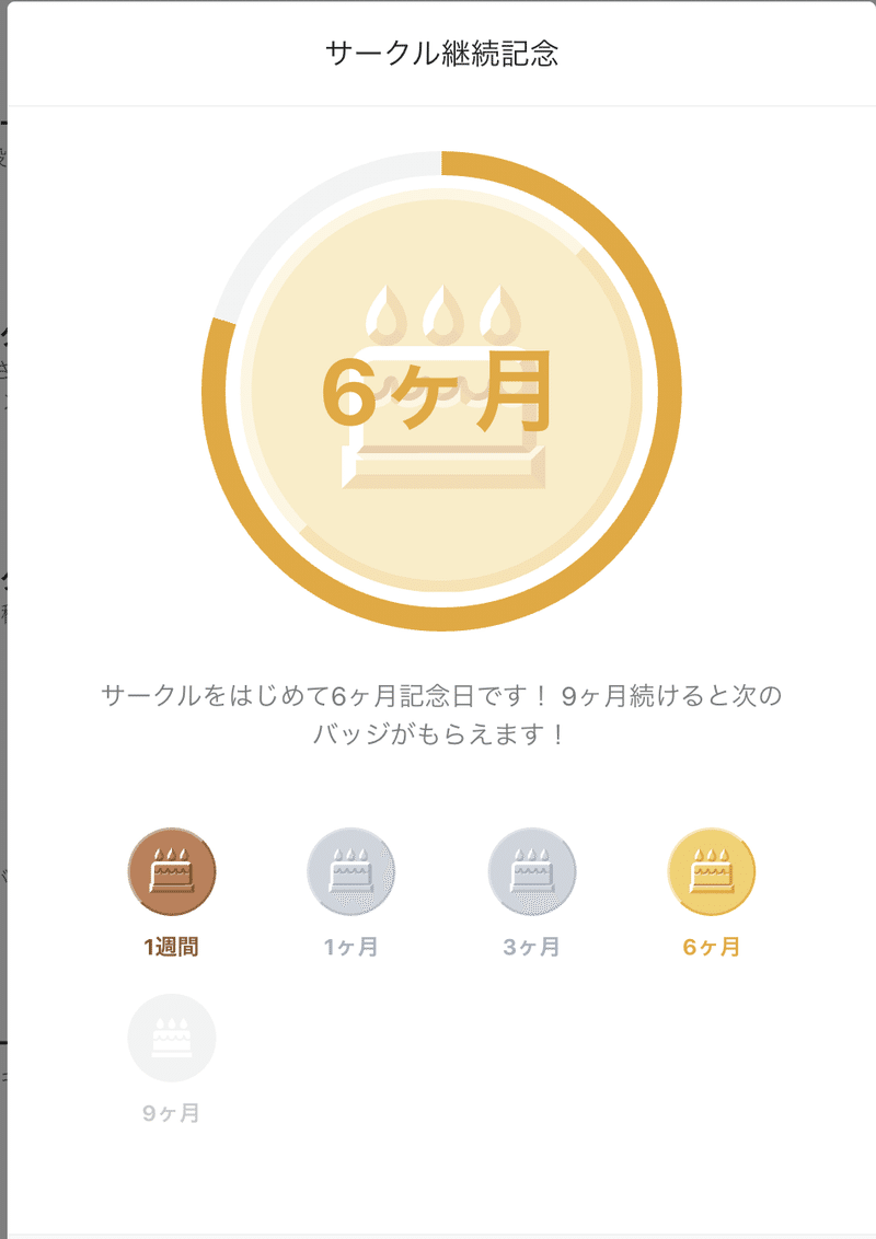 サークルスタートして6ヶ月記念だったらしい 高橋ゆきよ ハートワードシェア Note