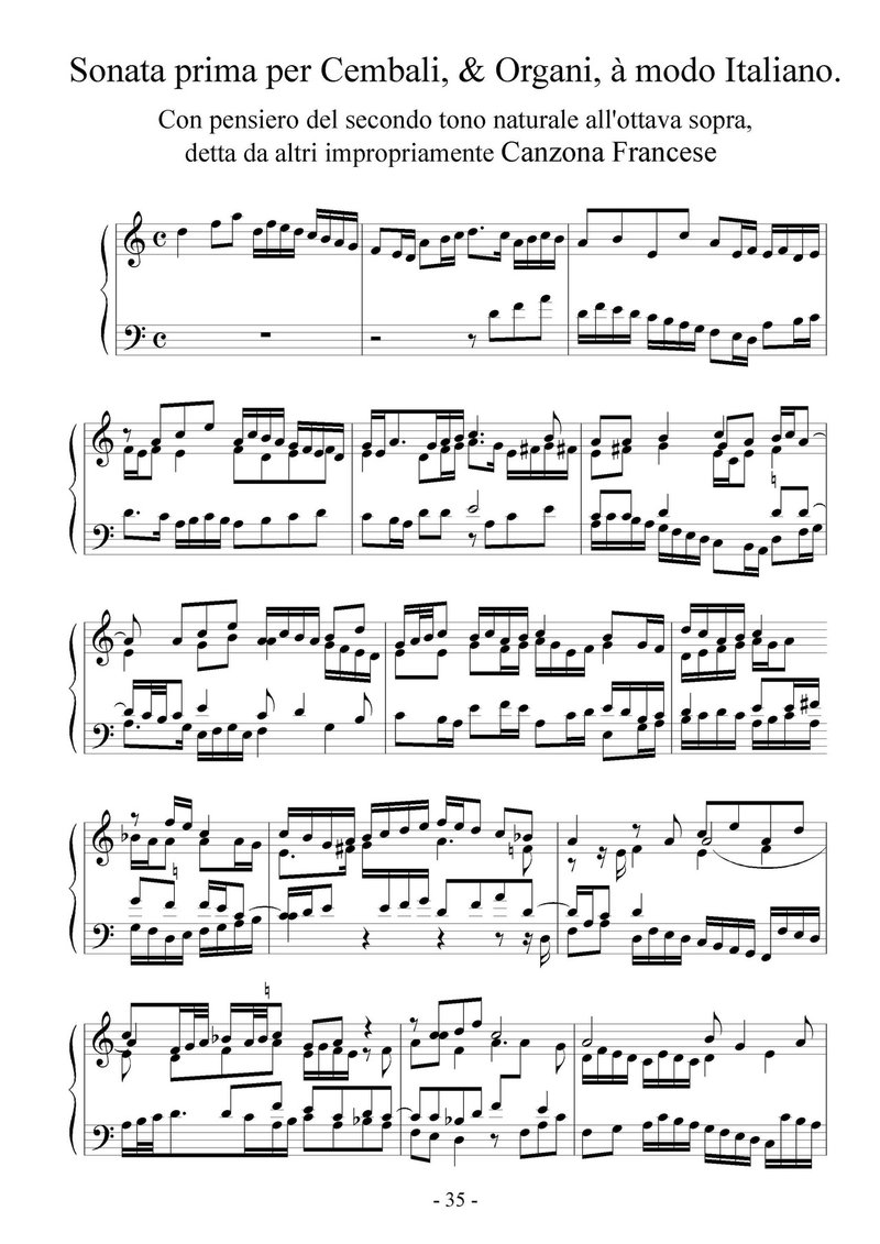 鍵盤楽器音楽の歴史 37 17世紀イタリア 影踏丸 Note