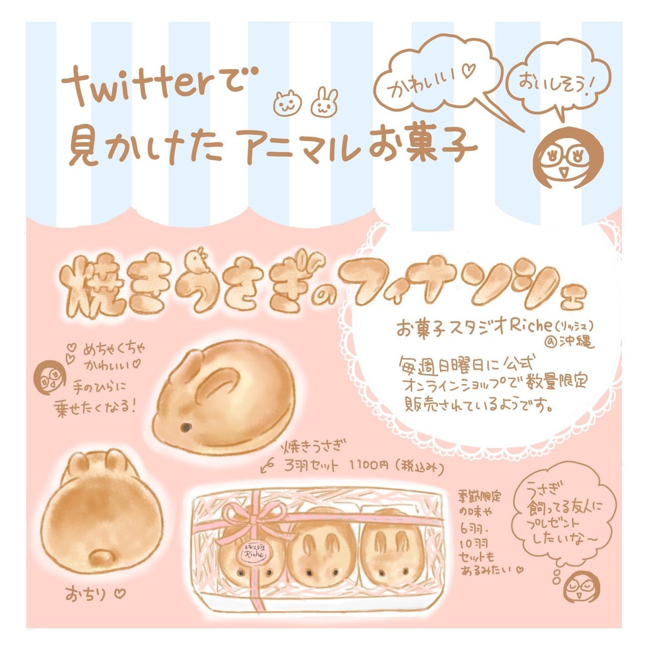 Twitterで見かけたかわいいおいしそうなアニマルお菓子 いしいまき 漫画家 Note