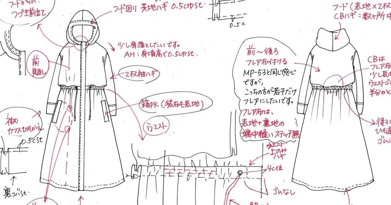 服づくり現場の教科書 006 仕様書について ウトウ アヤノ 手芸研究家 Note
