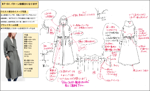 パターン依頼書