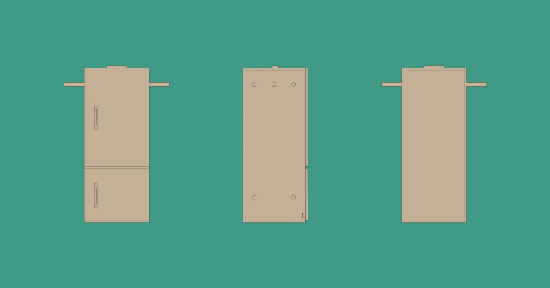 自家製の木製燻製器 設計図有 シマ Note