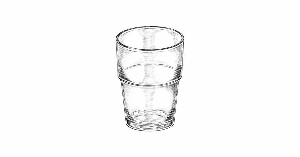 Ikeaのグラス Reko のイラストを描きました アナログ風線画タッチ Akinori Washida Note