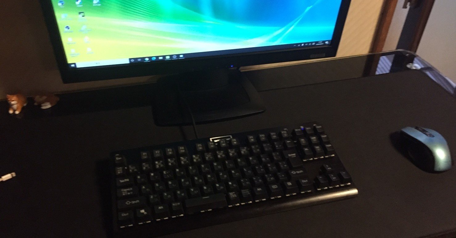 North Crown X-1】っていう青軸のメカニカルゲーミングキーボードを