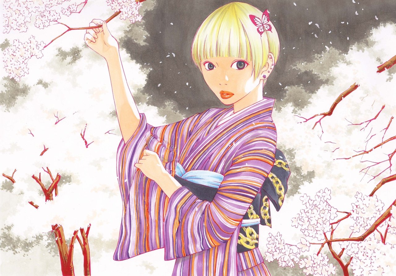 春着物 投げ銭イラスト いわや晃 Note 春着物 投げ銭イラスト いわや晃 Note