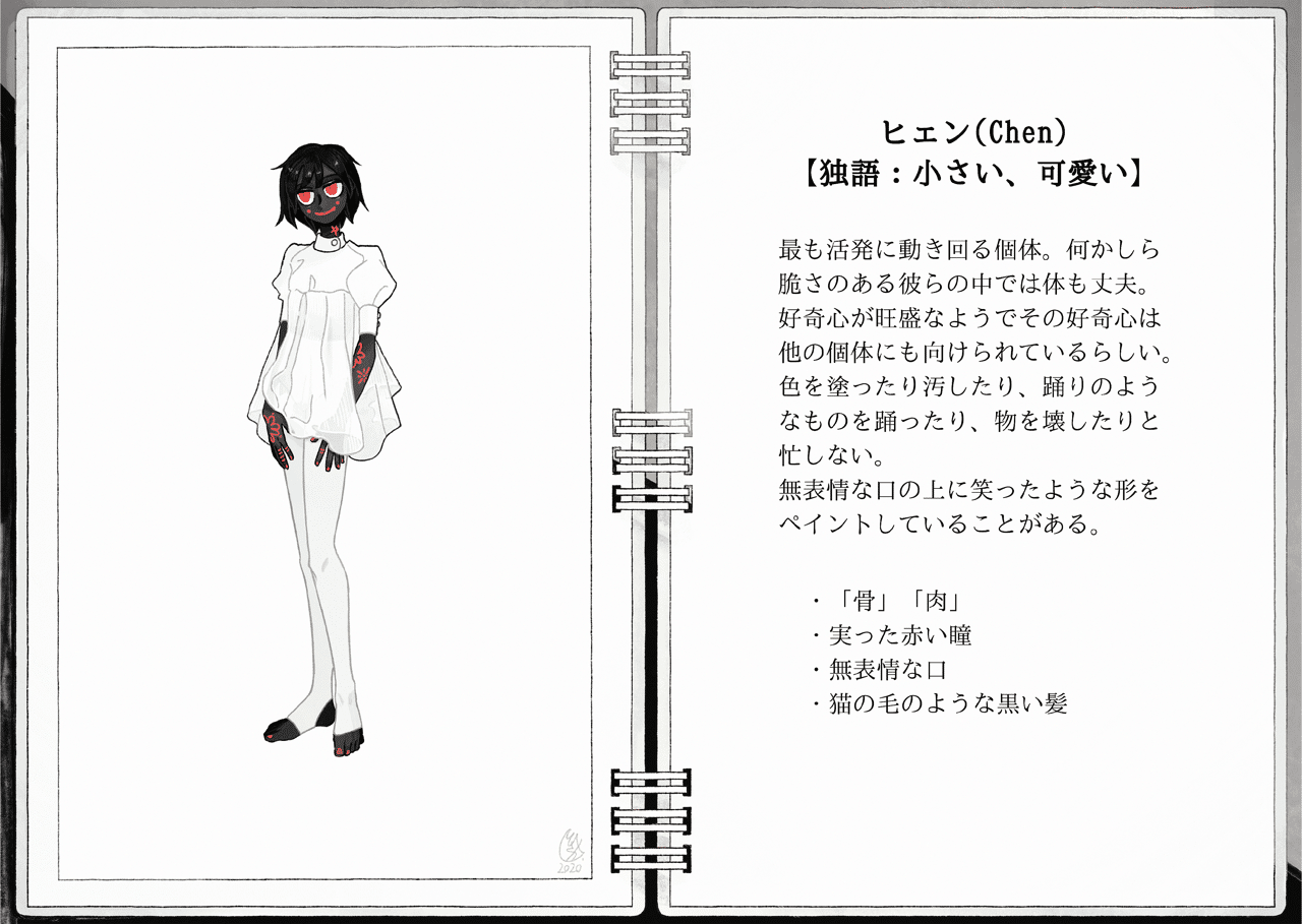 黒い子たち 人物紹介 戸冠 Note 黒い子たち 人物紹介 戸冠 Note
