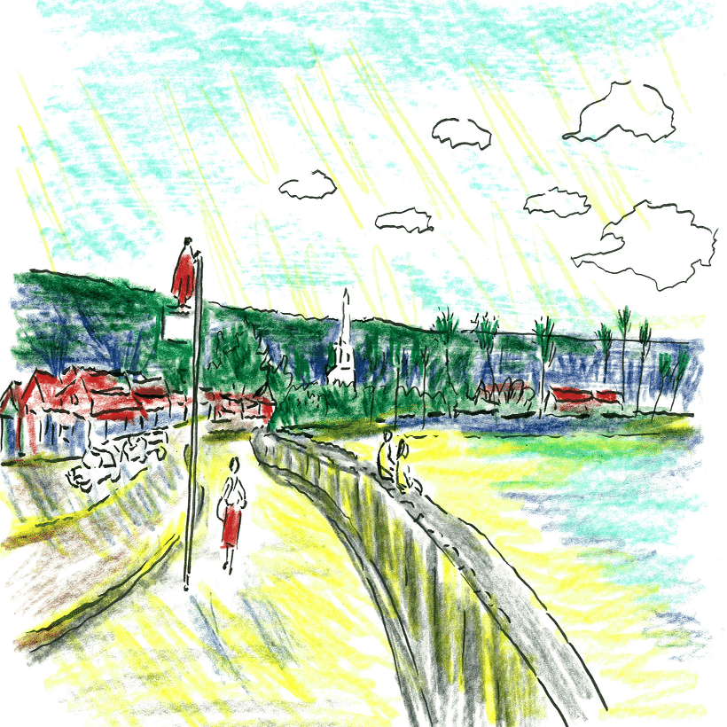 沢野ひとしの水彩画 沢野ひとし水彩画・色鉛筆画3枚 / | Natsume Books