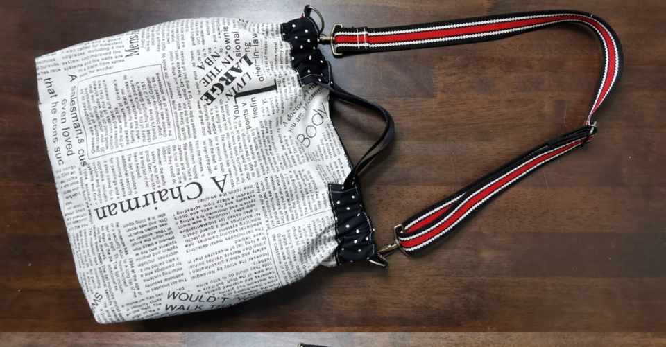 2wayショルダーバッグの作り方diy 肩紐なしでエコバッグにも Sunmoon Note