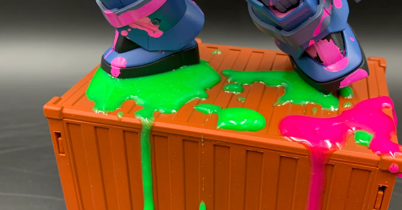 模型日誌】スプラトゥーンザク｜さく1