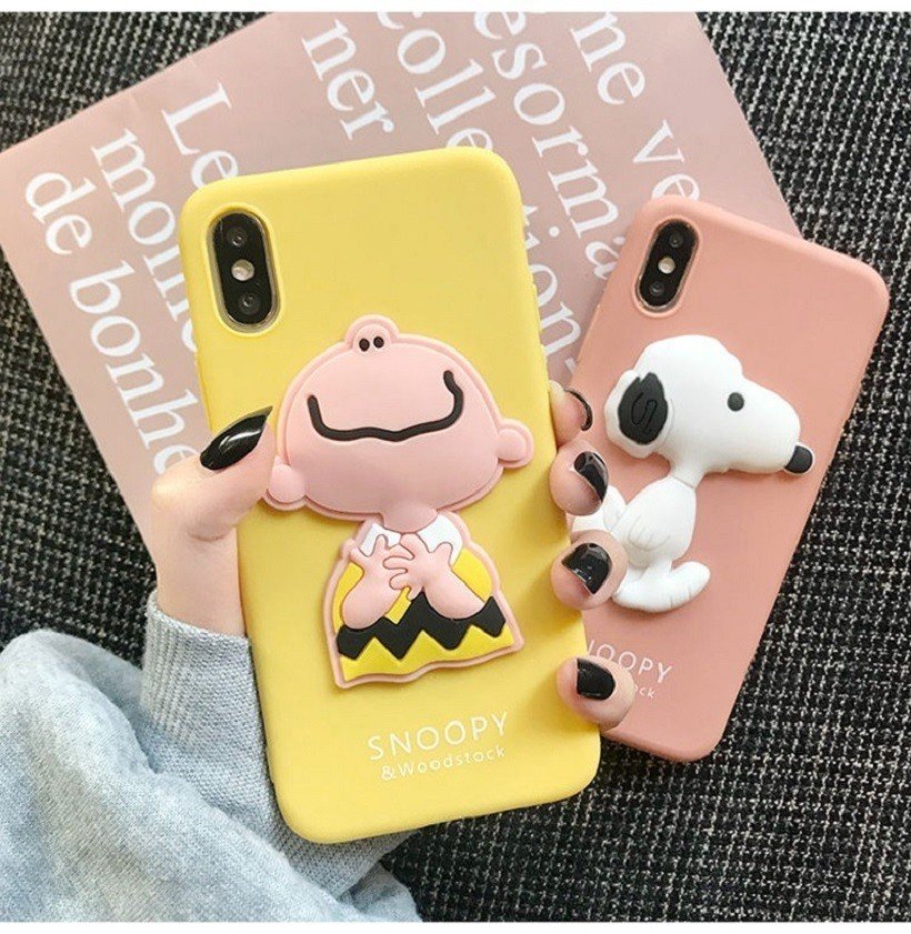 Snoopy Iphone 12 12 Pro Case 3d Cartoon Animal Character Moseke Note
