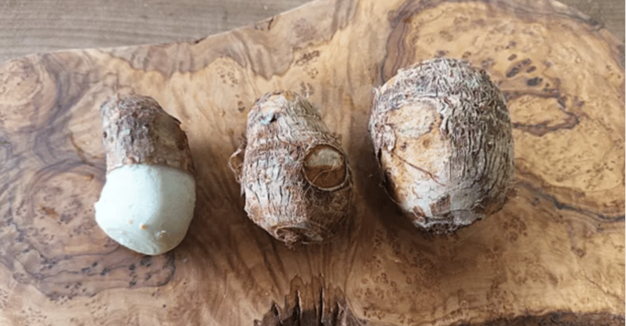 里いもの下処理の3つの方法と食べ比べをします 茹でる レンジ 蒸す 里芋の皮が つるんっ とむける超簡単な方法も解説 どの方法が一番おいしいでしょう Dejima Cooking Note