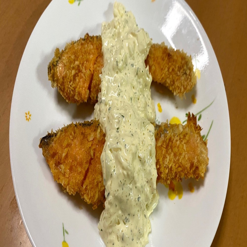 ノンフライヤー サーモンフライ Cookinglog Note