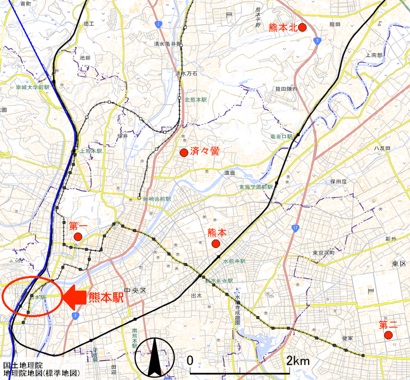 熊本県の進学校map 朝森久弥 朝森教育データバンク Note