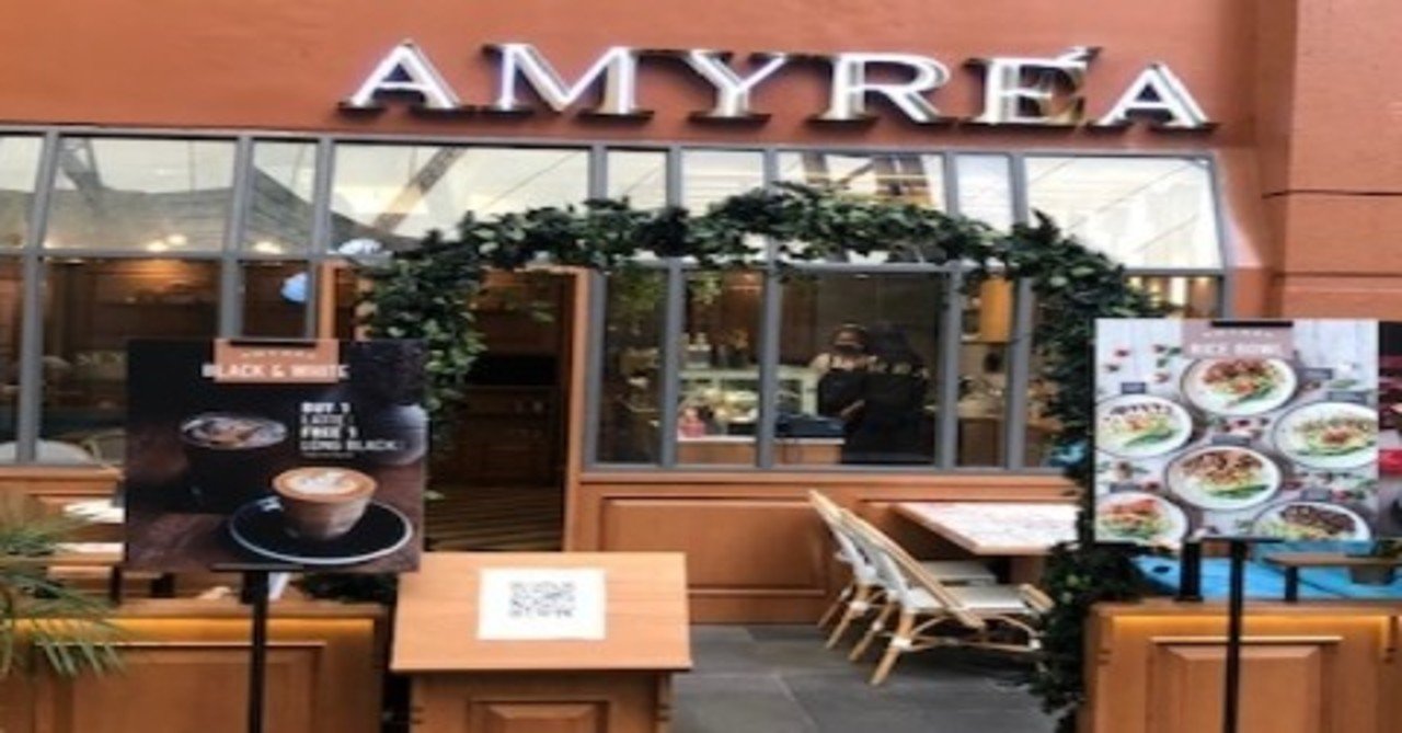 西ジャカルタ プリインダーモール内レストラン Amyrea のレポート テリー Note