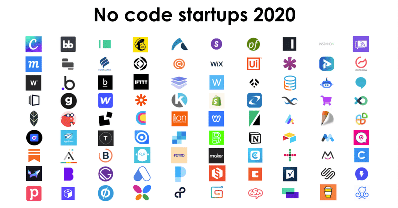 ノーコードスタートアップ大全（157社）を公開します -前編-