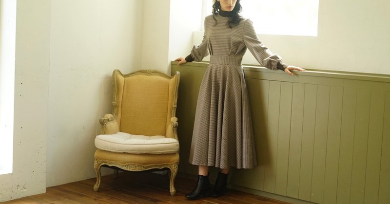 9 23 新作 Checked One Piece Chidori チェックワンピース 千鳥 Foufouは服屋さん Note