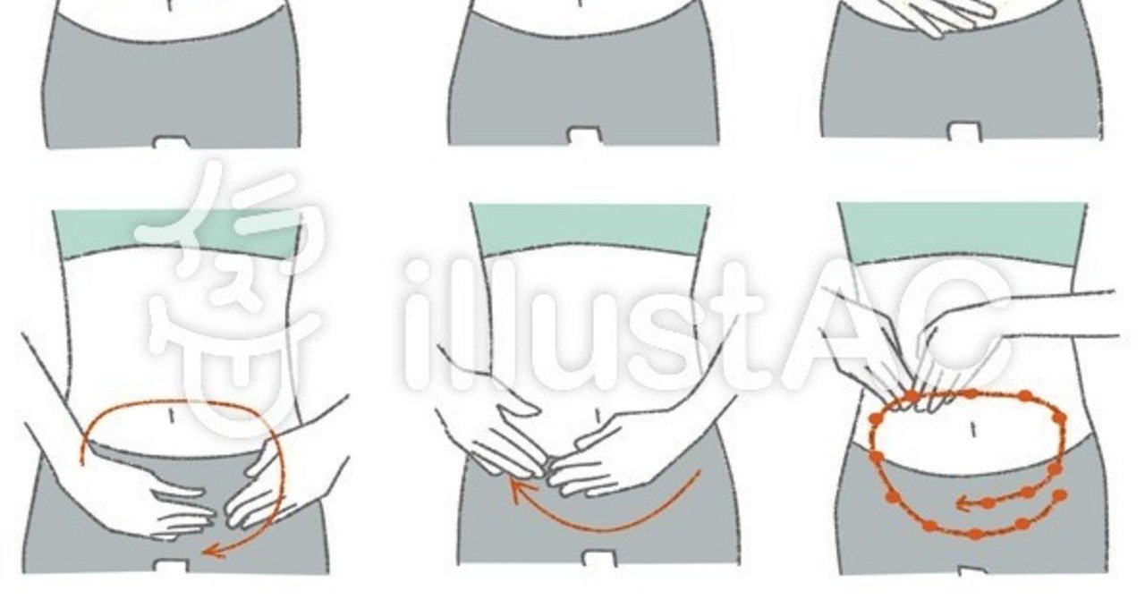 腸マッサージ 冷え性 便秘解消 イラスト素材 Drown By Kana Note 腸マッサージ 冷え性 便秘解消 イラスト素材 Drown By Kana Note