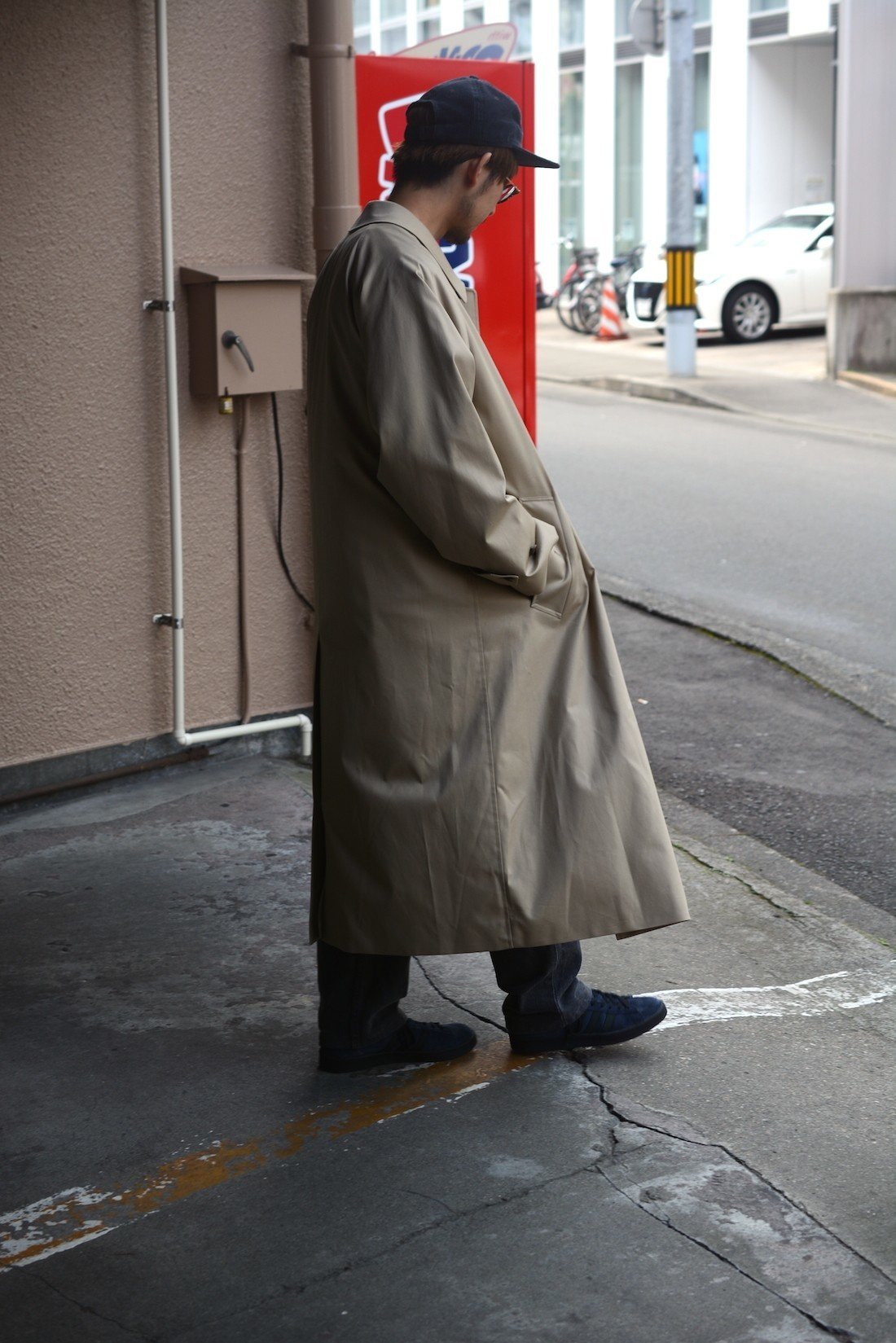 CIOTA ステンカラーコート CIOTA スビンコットンギャバジンバルマカンコート（ステンカラー