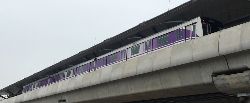 ひとり散策 in タイランド：タイの新しい電車「パープルライン」を見てきました