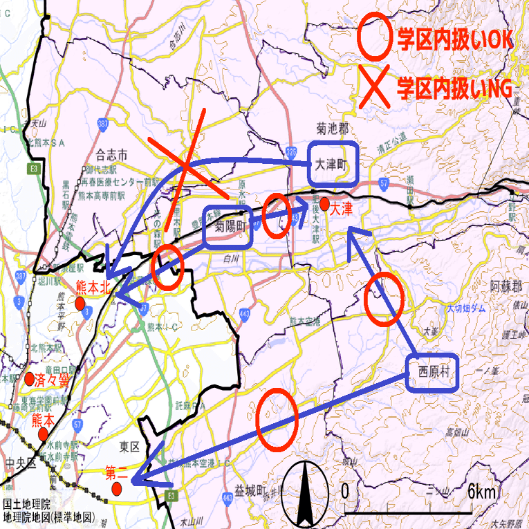 熊本県の進学校map 朝森久弥 朝森教育データバンク Note