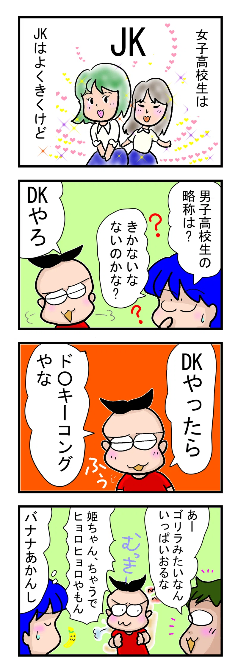 女子高校生は Jk 男子高校生は まるやま けい Note