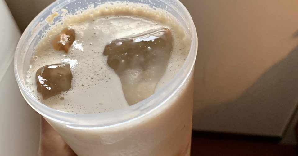 プロテインアレンジドリンク カフェオレ 春 Note