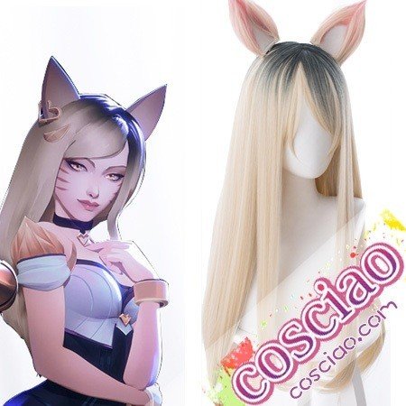 League of Legends Ahri エロカワ スキンコスプレ衣装&ウィッグ League of Legends Ahri エロカワ スキンコスプレ衣装&ウィッグ