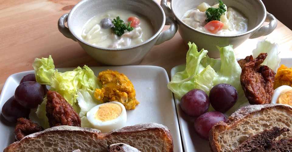 小麦粉で作るとろりと美味しいクリームシチューの作り方 ゆのきりょうこ Note