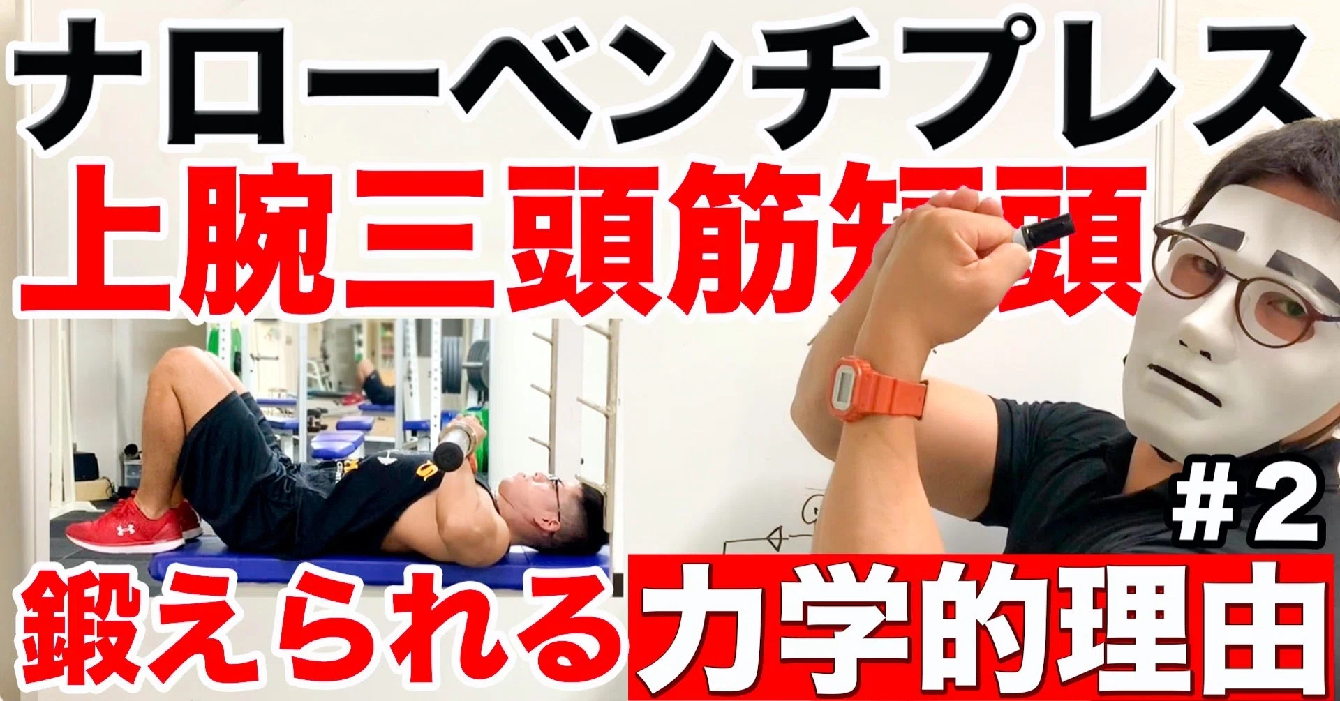 上腕三頭筋⑫ナローグリップベンチプレスを力学的に考える！｜CHICKEN