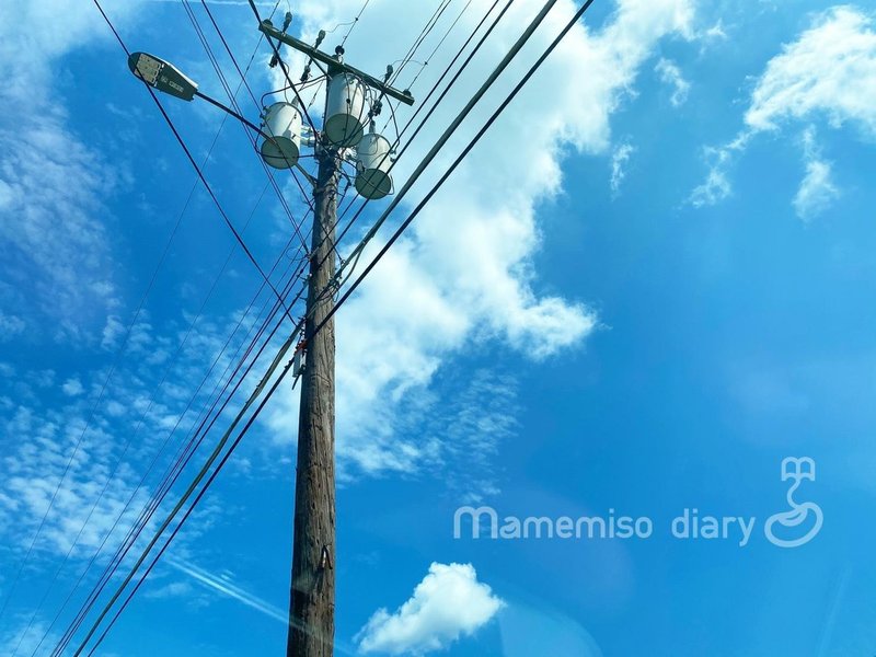 木の電柱が多いアメリカ Photo S Story 08 まめみそ アメリカ暮らし Note