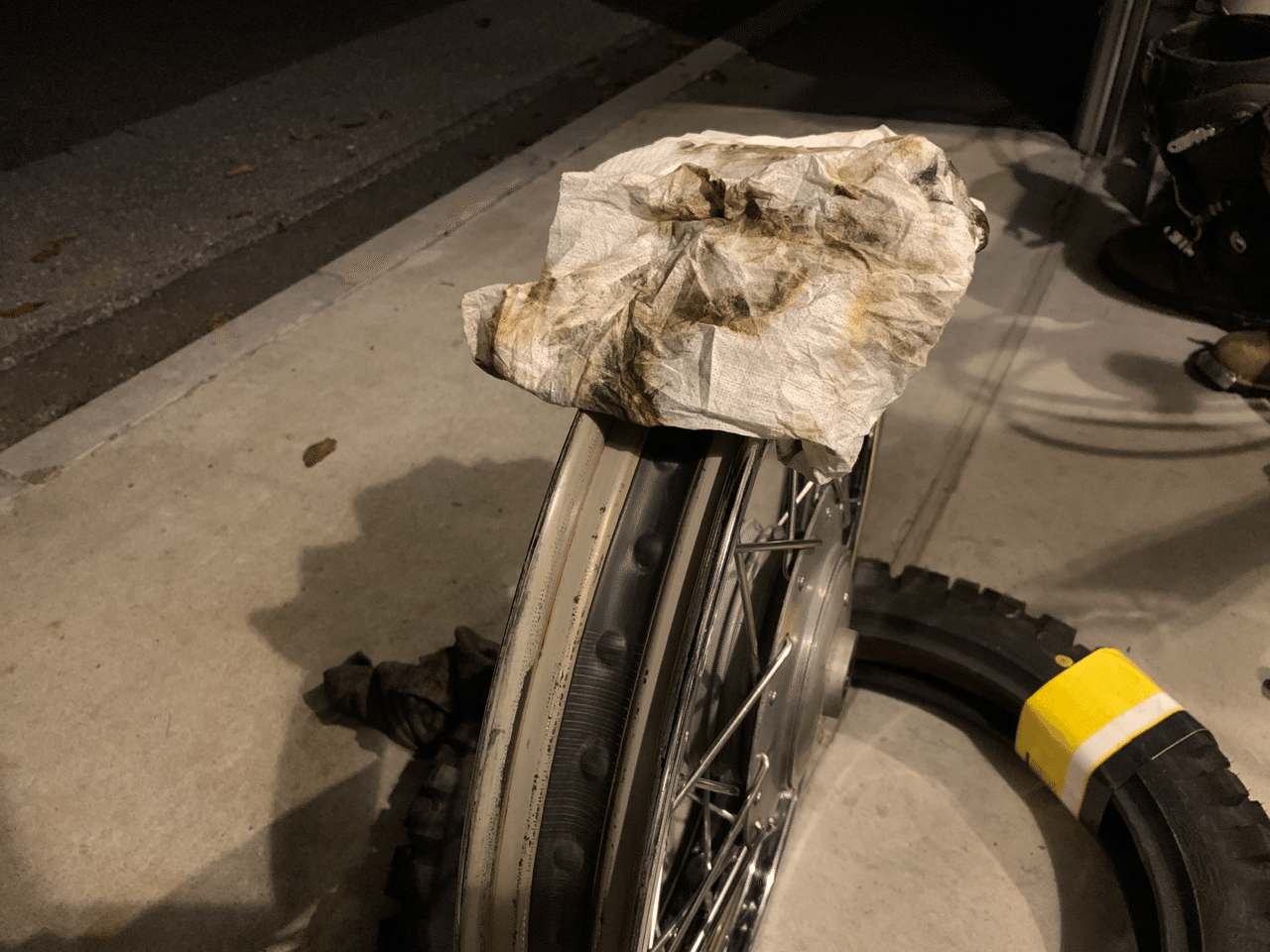 整備25日目 エンフィのタイヤ交換は楽ですね いっちー Note