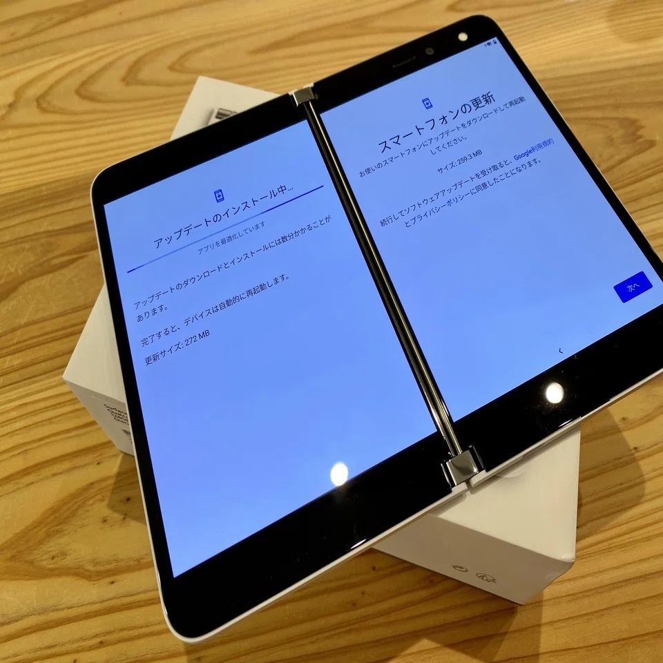 文庫本より小さい！Surface Duoを買いました｜りんぽん