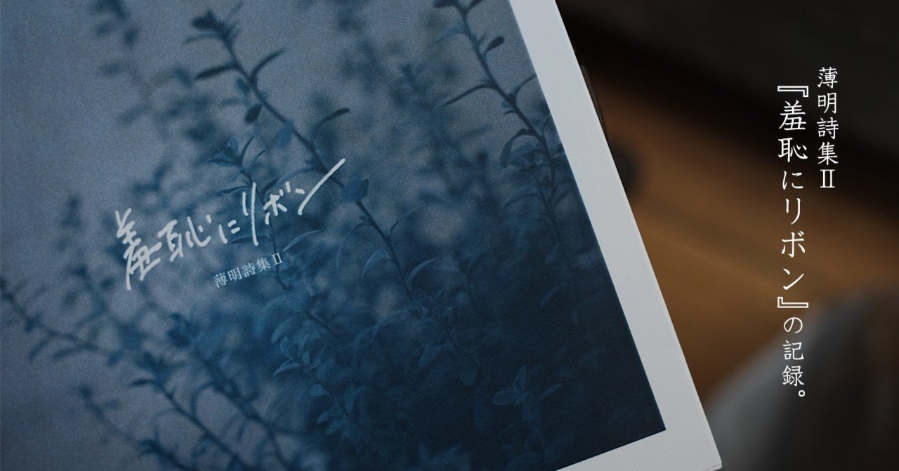 しりとりが詩集になった 薄明詩集 羞恥にリボン の記録 薄明 Note しりとりが詩集になった 薄明詩集 羞恥にリボン の記録 薄明 Note