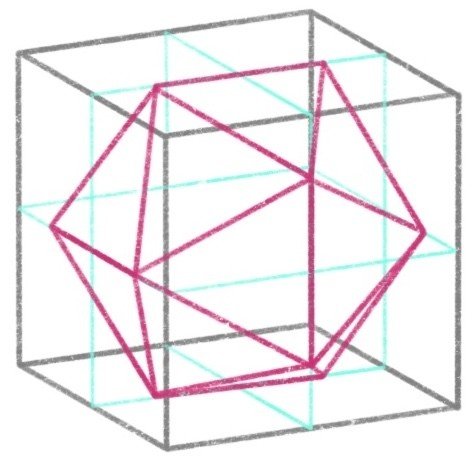 正面体を描く Vitroid Note