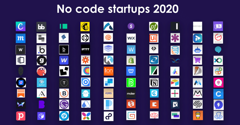 ノーコードスタートアップ大全（157社）を公開します -後編-