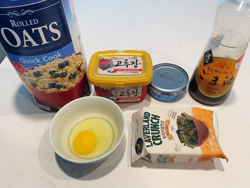 オートミールレシピ 22 即席ツナビビンバ Renam Note