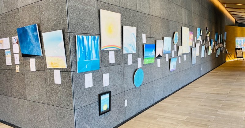 朗読を聴きながら絵を観る個展