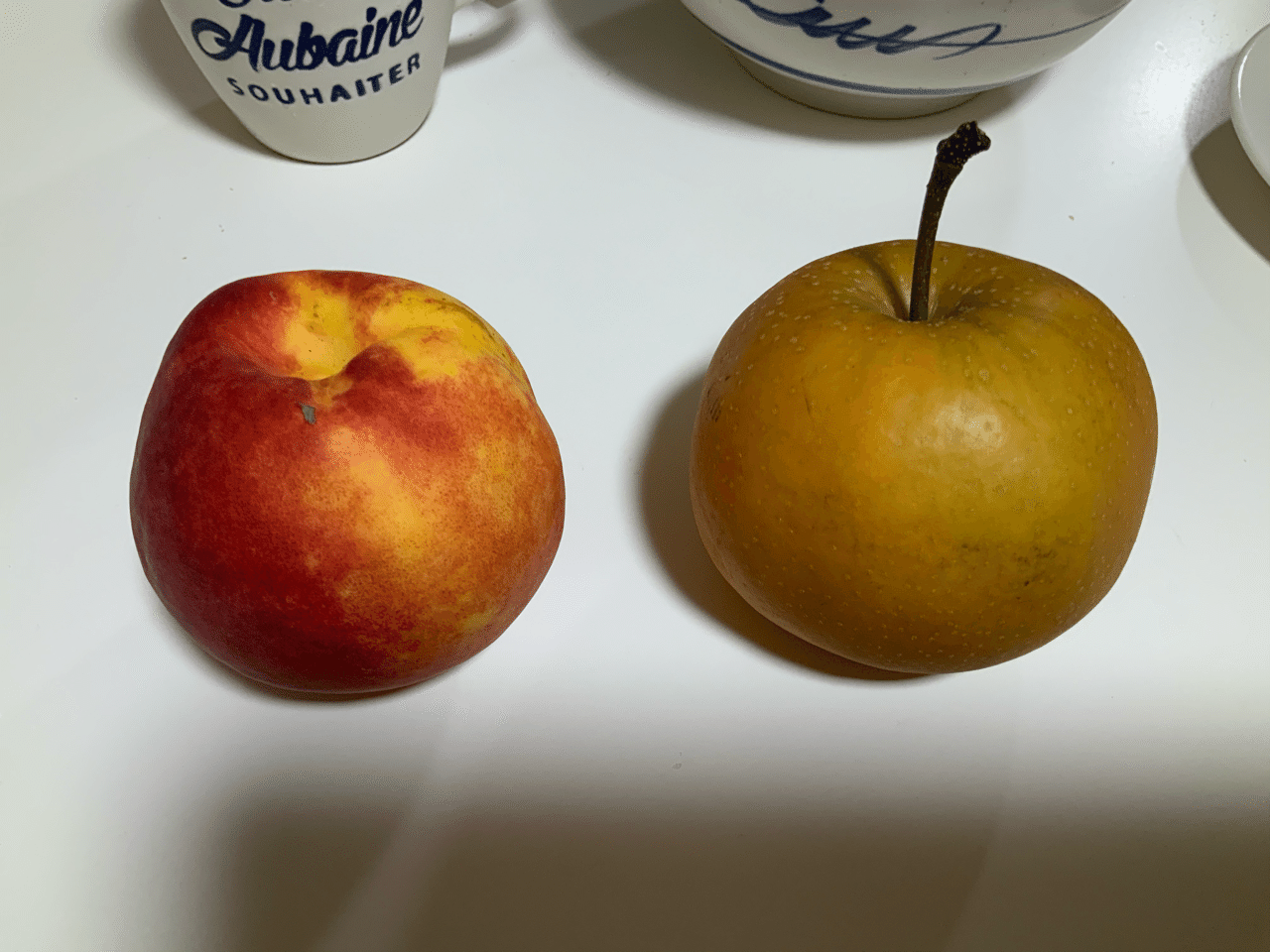 今日は久しぶりにタコ の道具汁とデザートの長十郎とネクタリンです Kmarucho Note