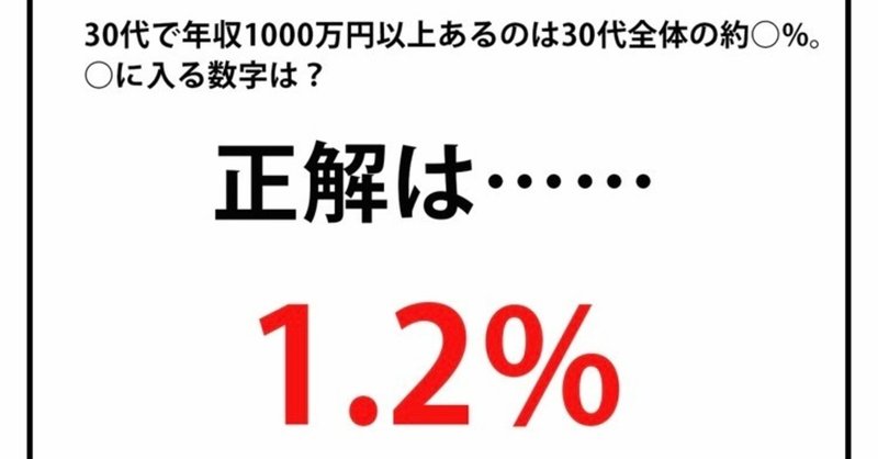 年収1000万円以上の30代男性と結婚したい貴方は宝くじを買え ファイナンシャルプランナー鈴川 Note 年収1000万円以上の30代男性と結婚したい貴方は宝くじを買え ファイナンシャルプランナー鈴川 Note