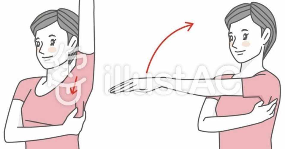 リンパマッサージvol 2 脇 腕 イラストフリー素材 Drown By Kanana129 Note