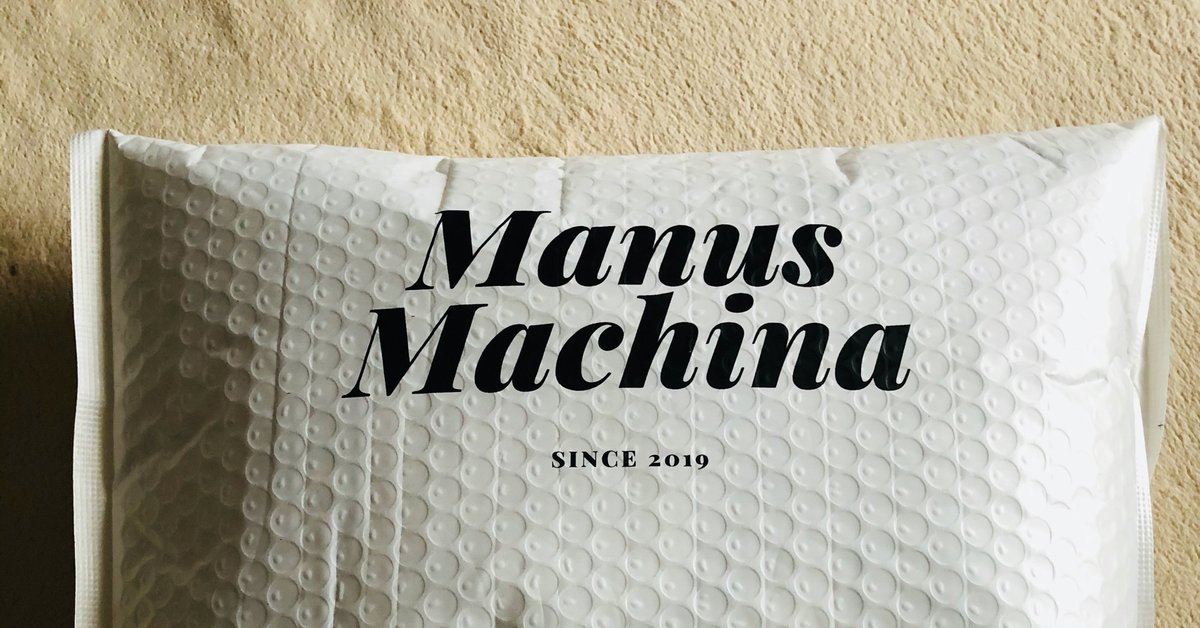 ManusMachinaで洋服を買ってみた。｜Мика