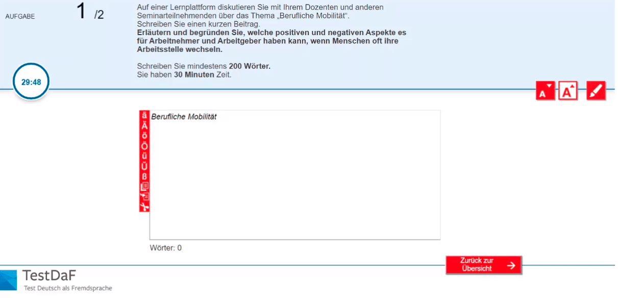 【デジタルTestDaF】作文試験対策note|となりのドイツ人