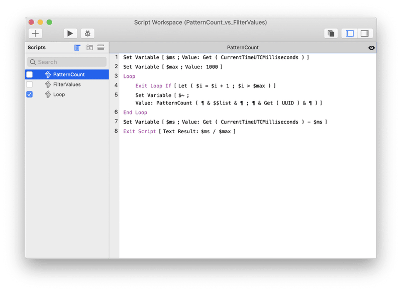 Filemaker Patterncount Function Vs Filtervalues Function P388cell Note