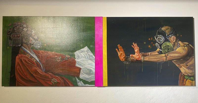 「Scream Inside Your Heart-New Paintings from solitary by Anurendra Jegadeva」 at  Weiling Gallery