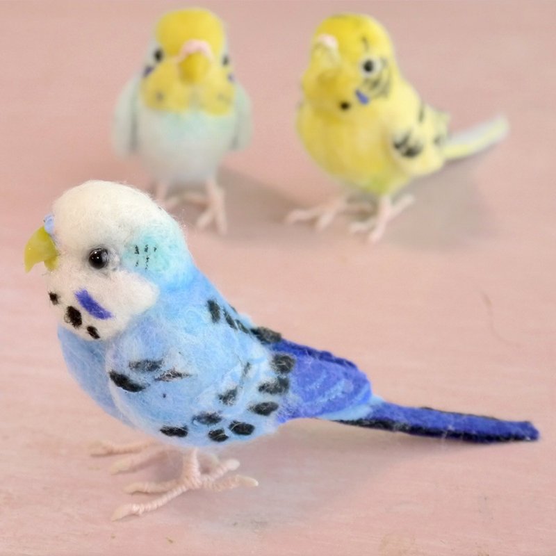 3羽のセキセイインコ 手作りの小鳥hato Hana はと はな Note
