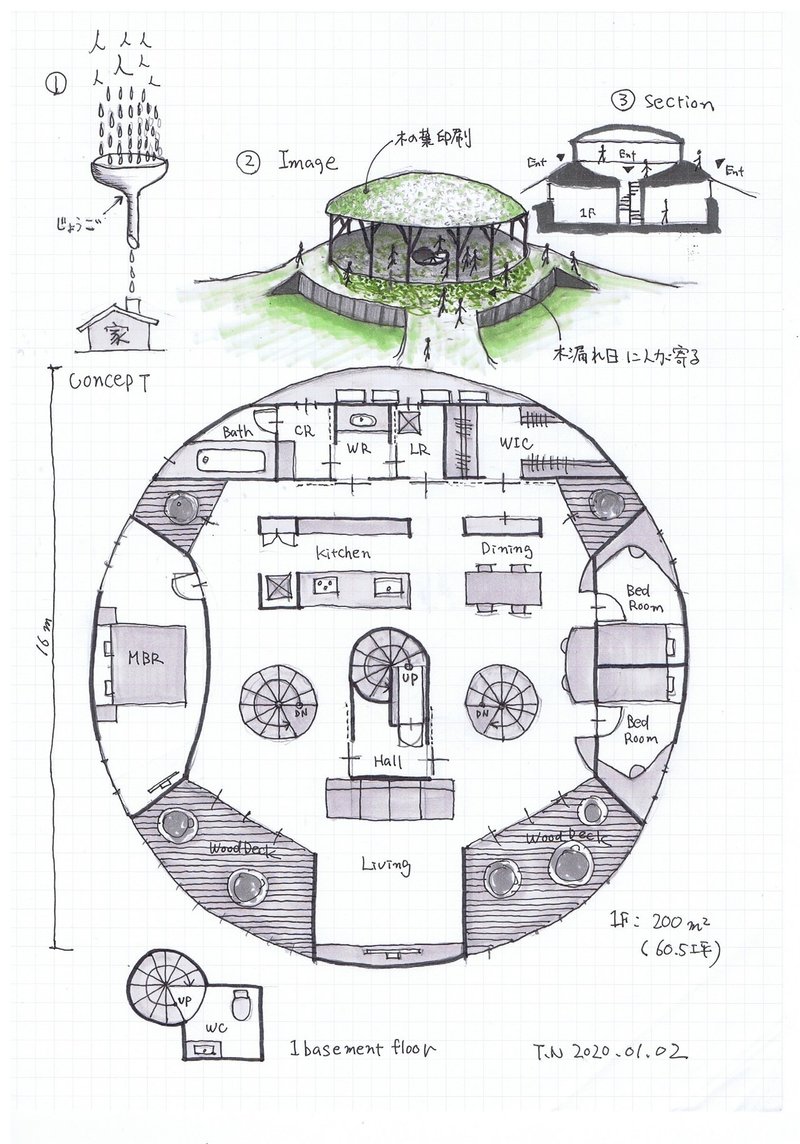 面白い間取り図27選 間取り家03 Note