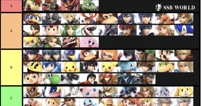 スマブラ素人が選ぶ素人向けキャラ 末廣夢追生 Note