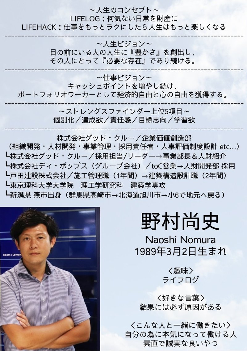 ひらめきと努力 エジソンの格言 Day 178 Off 野村尚史 Note