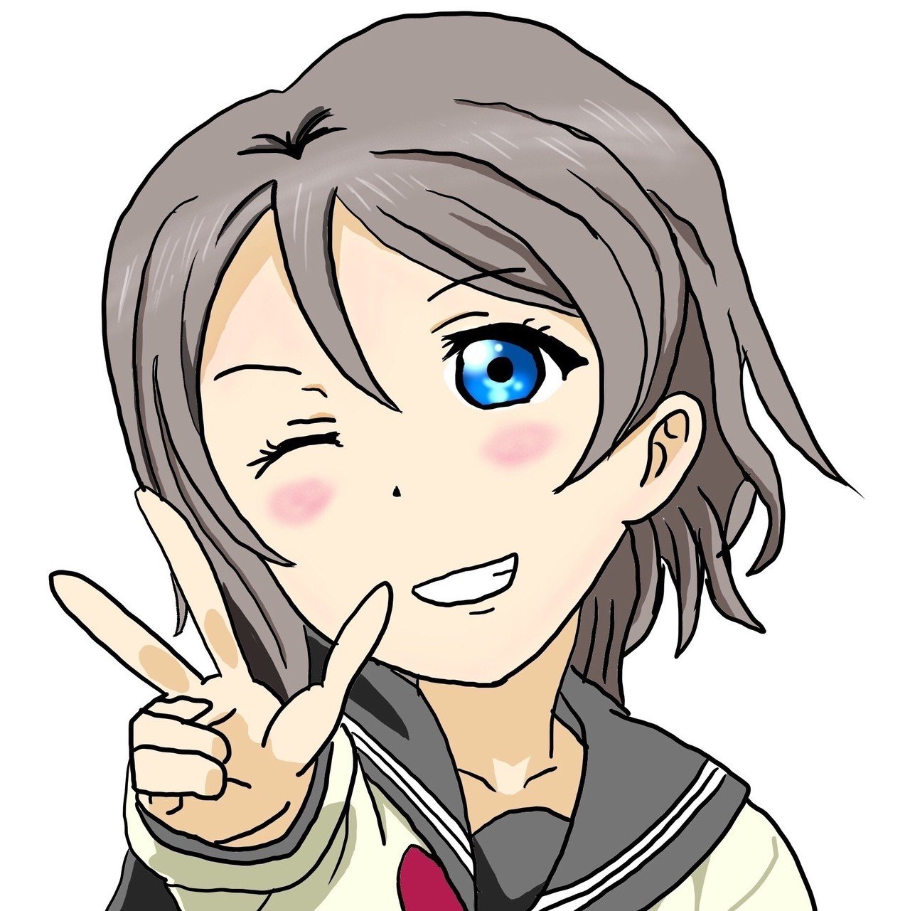 ラブライブ サンシャイン 渡辺曜を描いてみた まゆきみ Note ラブライブ サンシャイン 渡辺曜を描いてみた まゆきみ Note