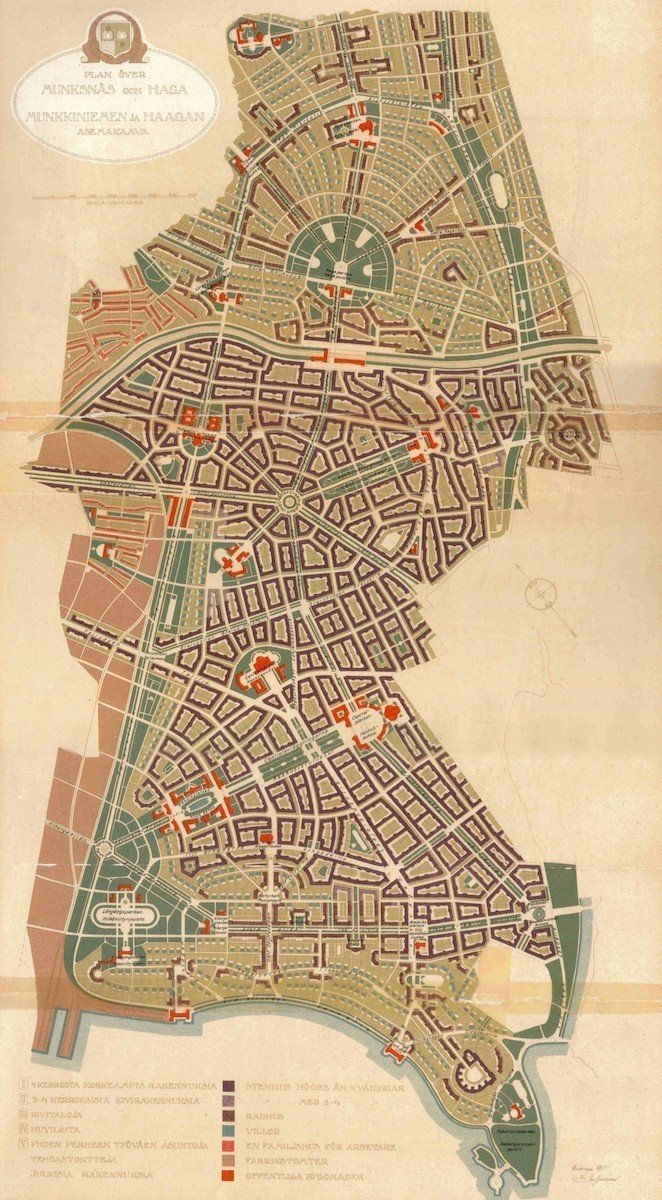 Munkkiniemi–Haaga-suunnitelma, 1915
